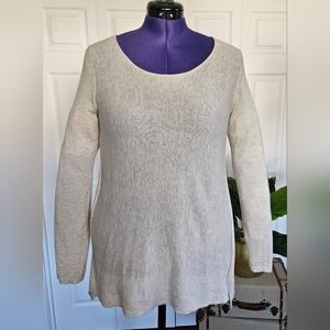 EILEEN FISHER Pullover, long-sleeved, Scoop neck, Tunic Sweater, Top!
